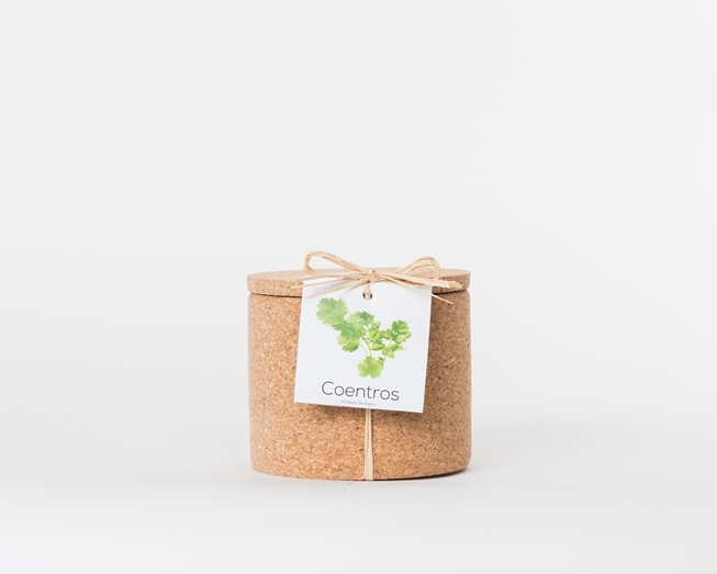 Grow your coriander in this cork pot