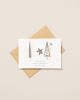 Imagen de Postal de Navidad en corcho para montar y plantar - Personalizado